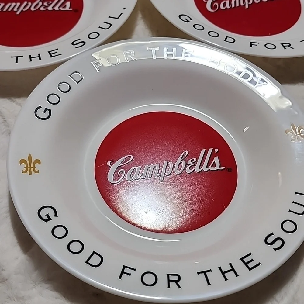 CAMPBELLS SOUP ๐ฒ ๐ฅฃ BOWLS. * SET OF 3 * ๐ซ๐ท FRANCE - Picture 2 of 5